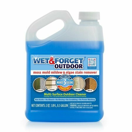 WET & FORGET OUTDR CLEANER CNCNTR 0.5GAL 800064